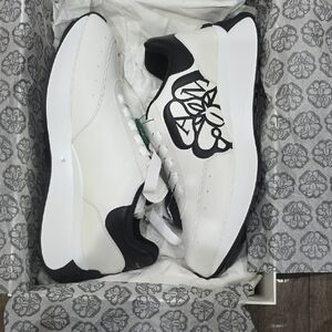 Alexander McQueen White and Black Men's Shoes